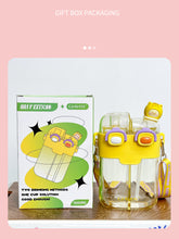 Water Bottle with Straw