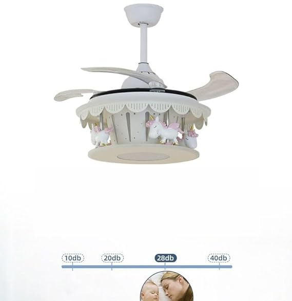 Kids Room Ceiling Fan with Lights