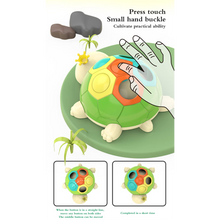 Cute Turtle Finger Press to Move Toys Hand-Eye Coordination