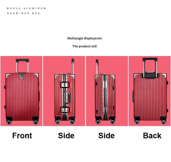 Aluminum Luggage Trolley Suitcase