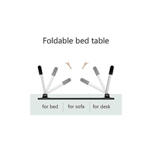Presents Foldable Laptop Table with Cup Holder, Study Table, Bed Table, Foldable & Portable/Ergonomic & Rounded Edges