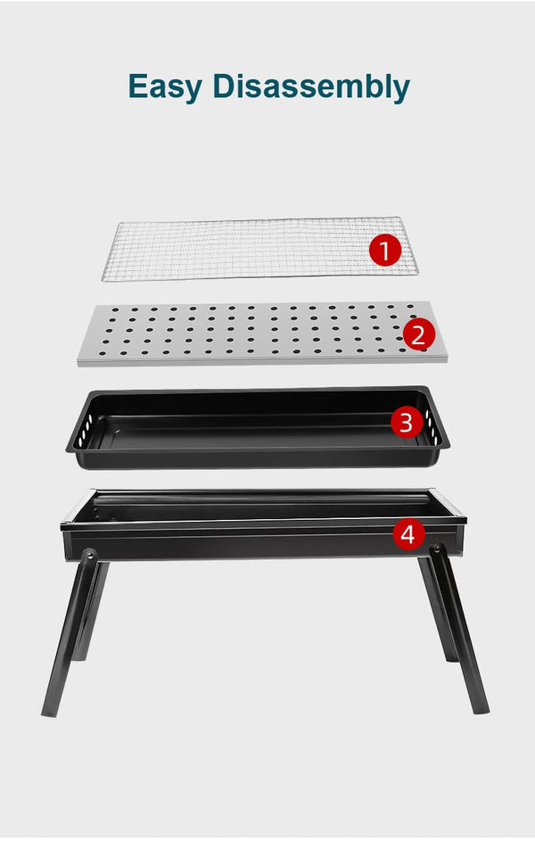 Folding Portable Barbeque