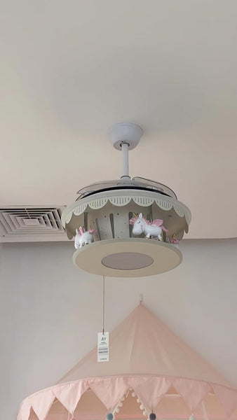 Kids Room Ceiling Fan with Lights