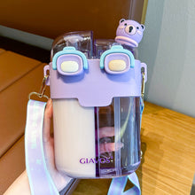 Water Bottle with Straw