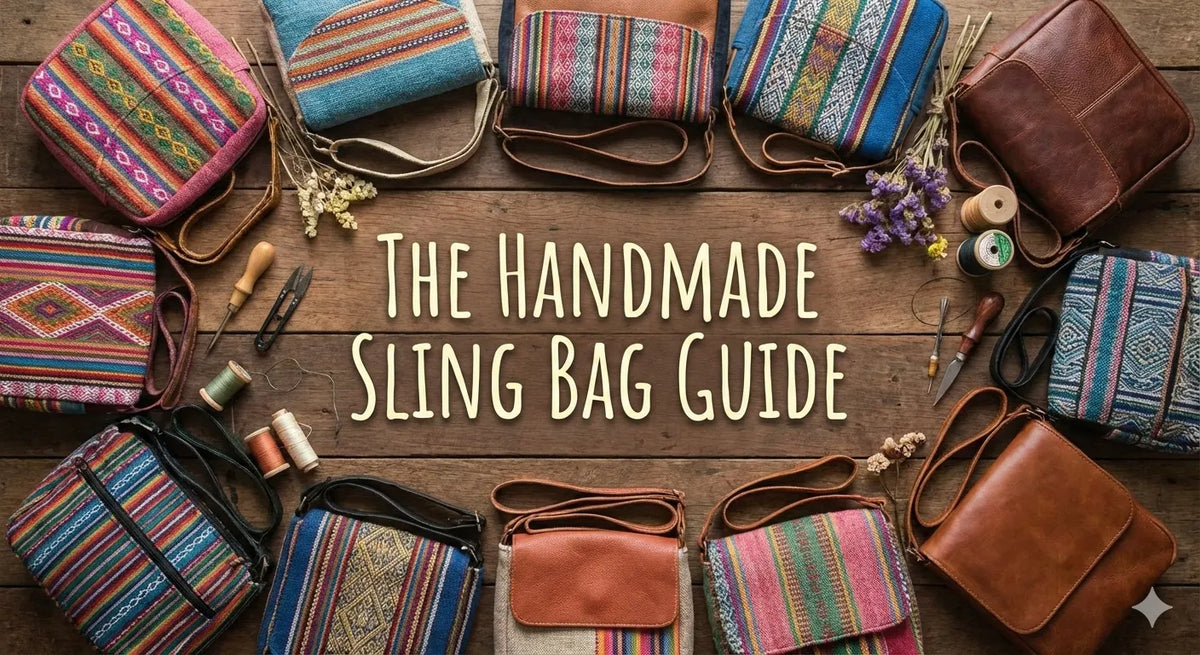 Handmade sling bags