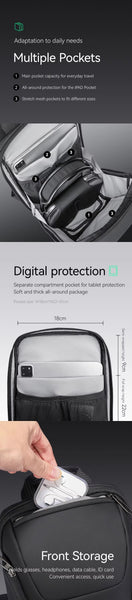 Multifunctional crossbody waterproof bag for your life