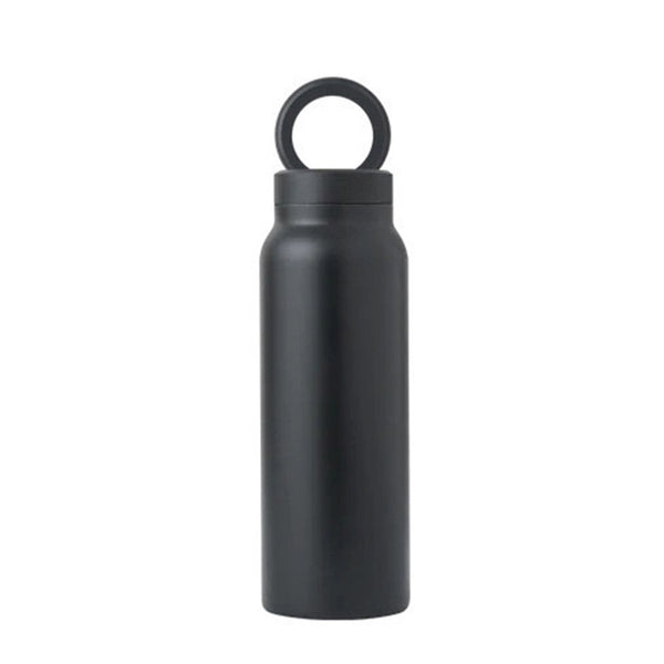 Insulated Water Bottle with Megnetic Phone Holder - Stainless Steel Bottle with Magnetic Tripod Mount - Hot 12H, Cold 24H, 360° Rotate - 710 Ml