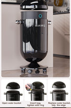 Kitchen Trash Can with Lid, Office Bin 20 Liter Bin | Storage Organizer with Wheels for Bathroom, Laundry Room, Home, Hotel, Office, Living Room