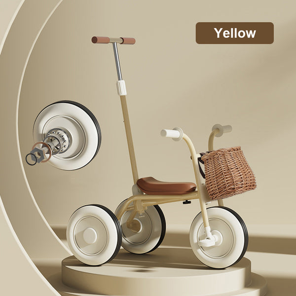 Tricycle with Push Rod, for Toddlers 2 to 5 Years Old, Kids Bike