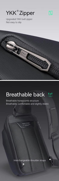 Multifunctional crossbody waterproof bag for your life