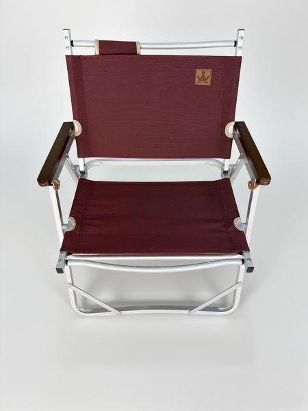 Foldable Outdoor Camping Chair with Armrests | Portable Lightweight Beach Chair | Sturdy Metal Frame | Compact Travel Picnic Chair for Garden, Balcony & Camping