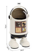 Astronaut Design Dustbin – Cute Space-Themed Trash Can with Lid for Home & Office