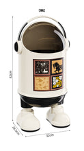 Astronaut Design Dustbin – Cute Space-Themed Trash Can with Lid for Home & Office