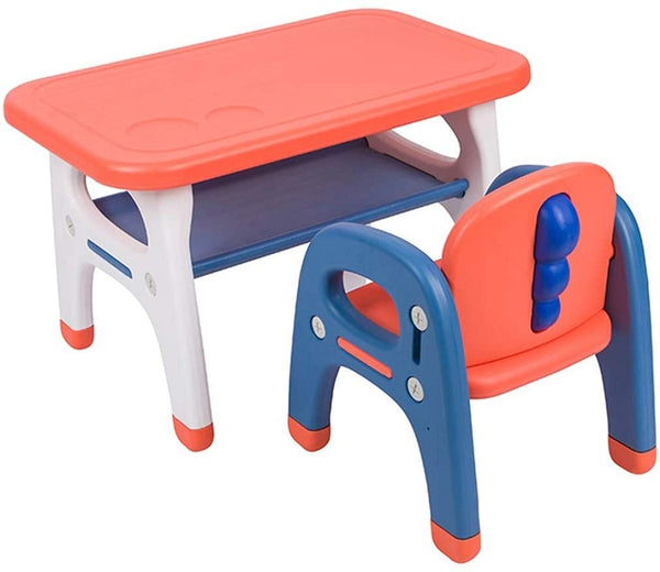 Table & Chair Sets Kids,Kindergarten Children Desk Chair Set,Toy Combined Study Table and Chair Set,Home Game Table,Interactive Workstation,Plastic Furniture