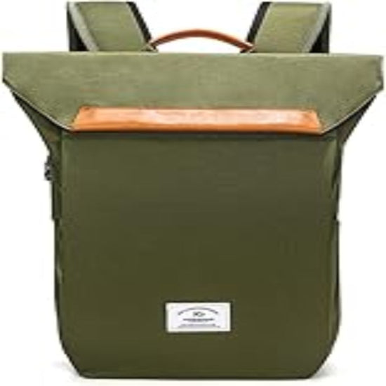 Nylon Backpack for Unisex | Water Resistant Sustainable Bag With Rainproof Zipper | Lightweight Casual Daypack For Men Women