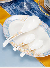 Luxury Dinnerware Set, 72 Pcs Household Dishes Set for 10 People,Tableware SPorcelain Dishes Set with Exquisite Pattern and Complete Equipment, European Palace Style