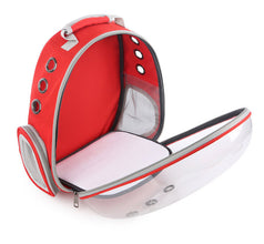 Pet Transparent Cat Carrier Backpack Puppy Kitty Breathable Carriers for Travel Capsule Backpack, Travel, Hiking and Outdoor for Puppies & Cats