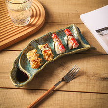 12 Inch Japanese Creative Ceramic dim Sum, Western Food, Snack, Sushi Long Plate