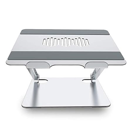 ONCARNIVAL Laptop Stand, Ergonomic Laptop Stand Made of Aluminium for Desk, Notebook Stand with Ventilation Hole, Compatible with MacBook Air/Pro, Dell, HP, Lenovo