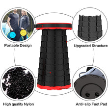 Oncaarnival Height-Adjustable Telescopic Stool Multi-Purpose Folding Table for Work from Home, Study, Dining, Camping, Picnic & Outdoor