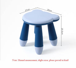 Cute Bear Kids Stool – Non-Slip Plastic Chair for Home & Kindergarten | Oncarnival