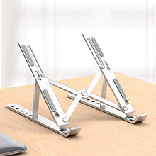 Oncaarnival Laptop Stand, Aluminum Computer Holder, Ergonomic Laptops Elevator for Desk, Adjustable Notebook Stand for Laptop Compatible up to 17 inches,Foldable, Portable