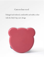 Cute Bear Kids Stool – Non-Slip Plastic Chair for Home & Kindergarten | Oncarnival