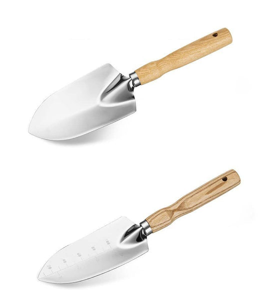 Oncaarnival 5 Piece Wooden Garden Tool Set | Ideal for Home Lawn Kitchen Gardening Tools Kit | Agriculture & Garden Equipment