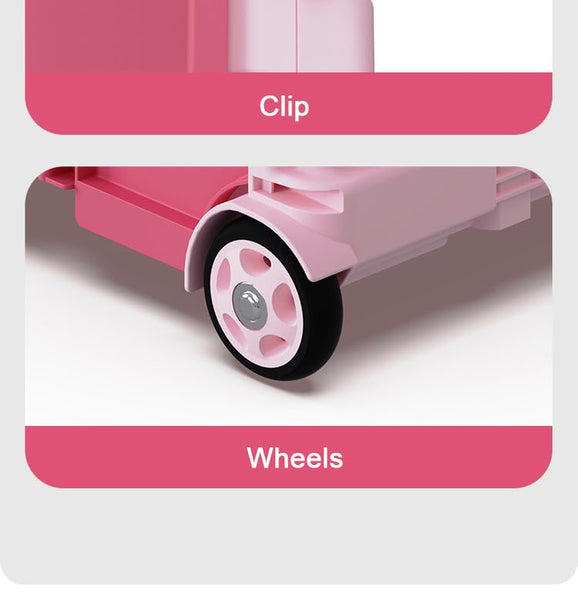 Folding Utility Cart with Wheels