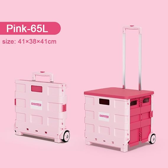 Folding Utility Cart with Wheels