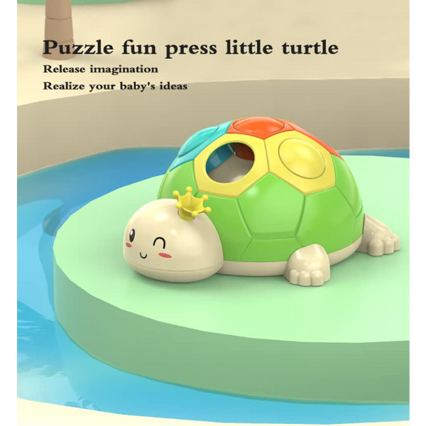 Cute Turtle Finger Press to Move Toys Hand-Eye Coordination