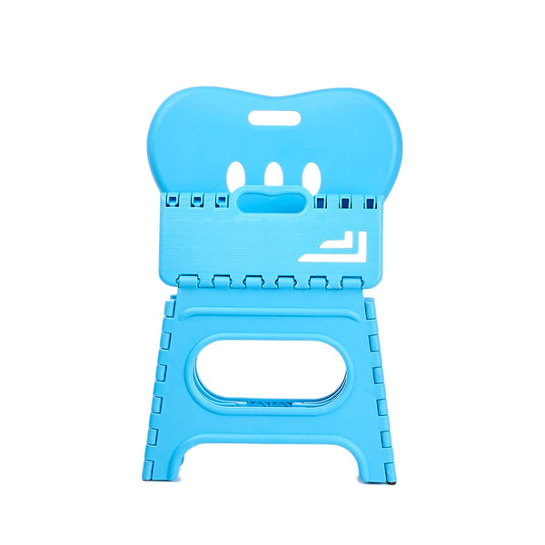 Oncaarnival Kids Creative Portable ABS Folding Step Stool, Folding Chairs with Backrest