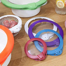 5pcs/set Vacuum Lids Press Seal Fresher Food Leak Proof Food Fresh Keep Lid Sealing Cover Refrigerator Plate Cover Kitchen Tools