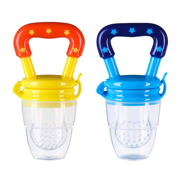 Baby Fruit Feeder Pacifier | Nibbler for Baby | Silicone Fruit and Juice Feeder | Teether for Baby | Children's Nipple Pacifier for Fruits | BPA Free for 4 to 12 Months