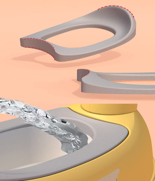 Oncaarnival Wooden Horse Shape Portable Baby Potty Multifunction Baby Toilet Car Potty Child Pot Training Girls Boy Potty Kids Chair Toilet Seat Children's Pot, Potty Chair