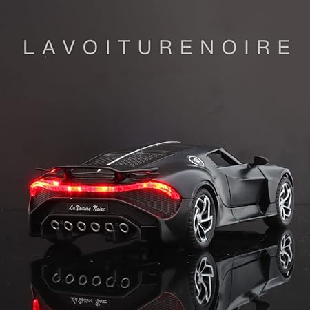 ONCARNIVAL Diecast Metal Pullback Toy car for Kids Best Gifts Toys for Kids Boys (Bugatti Lavoiturenoire)