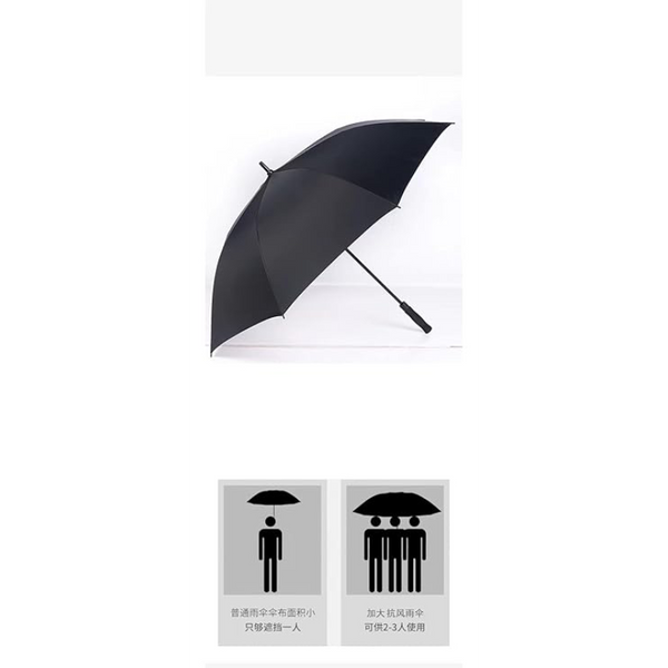 23 Inch Golf Umbrella Windproof Durable Strong Umbrella