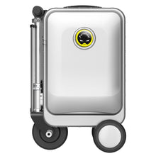 Electric Suitcase Airwheel I Can Ride and Move! 21L Electric Suitcase Retractable Push Rod Motor Smart Riding Luggage Suitcase. Carry-on, (Black),trolley bag
