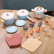 14-Piece Kids Kitchen Utensils Play Set – Toy Pots, Utensils & Food Accessories