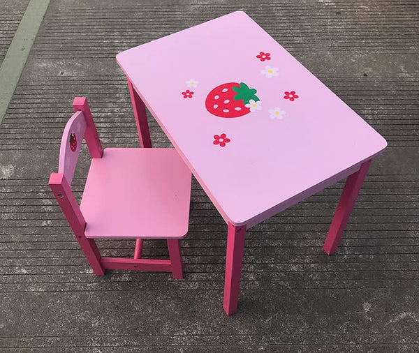 Children Furniture to Learn eco-Friendly Furniture Wooden Children's Table & Chair