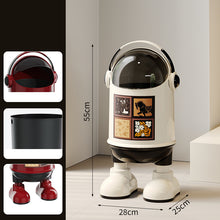 Astronaut Design Dustbin – Cute Space-Themed Trash Can with Lid for Home & Office