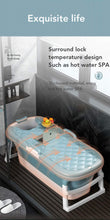 Portable Bathtub, Foldable Bathtub for AdultChildrenToddlers, Freestanding Bathtubs Bath Tub with Lid Handle Drain Hose, Fold-resistant, Easy to Store, Adult Bathtub Non-slip