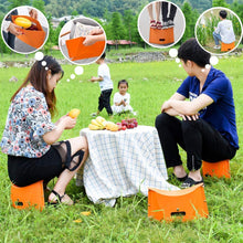 Oncaarnival Multifunctional Small Size Portable Stool Folding Paper Stool Chairs Outdoor Folding Chair for Camping Hiking Fishing Travel (Plastic)