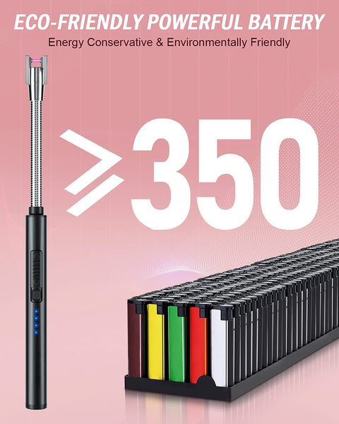 USB Rechargeable Plasma Arc Lighter | 360° Flexible, Windproof, Multi‑Purpose