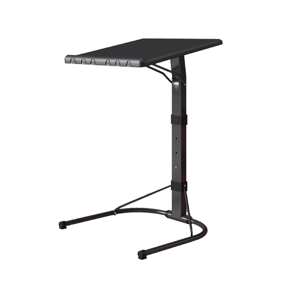 Folding Laptop Table Black with Adjustable Height and Tilt Angle Portable Gaming Computer Desk Tablet Stand Tray Bedside Sofa Armchair Crafting Jigsaw
