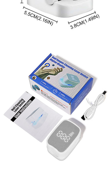 Nail Fungus Cleaning Laser Device |Nail Fungus Treatment Tool With Blue Light Therapy For Onychomycosis Repair | Rechargeable, Portable And Treatment for Nail Fungus
