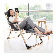 Foldable Lounger Adjustable Camping Beach Patio Recliners with Cushion Headrest Pillow