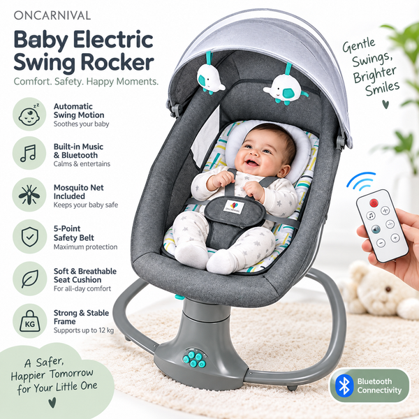 Newborn Baby Electric Swing Rocker