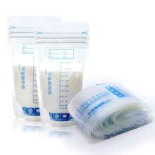 Oncarnival 30Pcs 250ml Baby Clear Breast Milk Storage Bag Feeding Freezer Seal Container