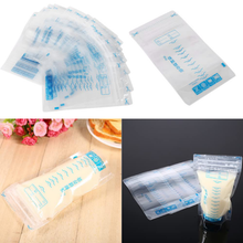 Oncarnival 30Pcs 250ml Baby Clear Breast Milk Storage Bag Feeding Freezer Seal Container